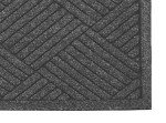 EcoGuard Diamond Indoor Wiper Mat – Charcoal Black 3'x10