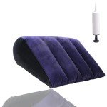 Blue Inflatable Pillow for Couples and Decor