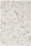 Cream and Beige Florida Shag Area Rug 0.9m x 1.5m
