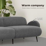 Stylish 3-Seater Boucle Sherpa Sofa Couch