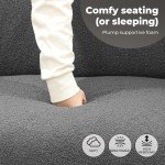 Stylish 3-Seater Boucle Sherpa Sofa Couch