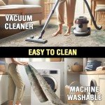 Bohemian Floral Area Rug for Living Room