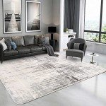 Modern Grey Area Rug for Living Room 160x200 cm