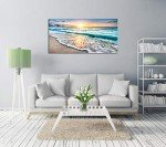Beach Sunset Canvas Print - Framed Wall Art
