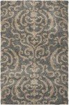 Florida Shag Grey and Beige Rectangular Rug 0.9m x 1.5m