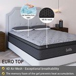 Duchess Queen Eurotop Hybrid Mattress with Memory Foam
