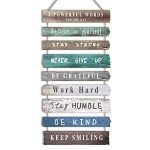 Rustic Inspirational Wall Art for Home & Office