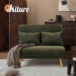 Cozy Green 2-Seater Folding Lounge Chair