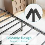 Queen Size Fabric Upholstered Bed Frame with Storage