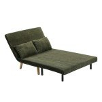 Cozy Green 2-Seater Folding Lounge Chair