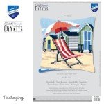 Vervaco Colorful Beach Chair Cross Stitch Cushion
