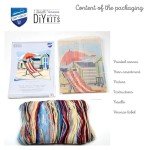 Vervaco Colorful Beach Chair Cross Stitch Cushion