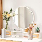 Set of 4 Clear Glass Cylinder Vases