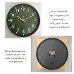 Silent 12-Inch 3D Wall Clock for Any Room