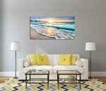 Beach Sunset Canvas Print - Framed Wall Art