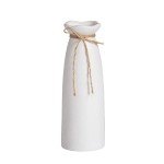 White Ceramic Flower Vase for Modern Decor