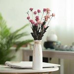 White Ceramic Flower Vase for Modern Decor