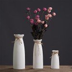 White Ceramic Flower Vase for Modern Decor