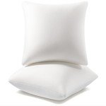 AEROMAX 20x20 Memory Foam Pillow Inserts – 2 Pack