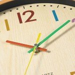 Quiet 12-Inch Wall Clock for Modern Decor