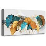 Colorful Botanical Wall Art Framed Prints 20x40 inches