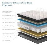 30cm Thick Queen Size Hybrid Mattress in a Box