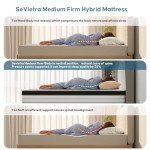 30cm Thick Queen Size Hybrid Mattress in a Box