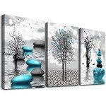 Framed Black and White Canvas Art Set