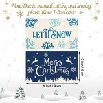 Christmas Throw Pillow Covers - Merry & Let It Snow