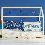 Christmas Throw Pillow Covers - Merry & Let It Snow
