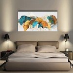 Colorful Botanical Wall Art Framed Prints 20x40 inches