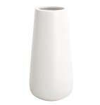 20 CM White Ceramic Vase for Flowers & Decor