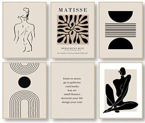 Abstract Matisse Women Body Line Art Prints