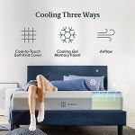 Zinus Cloud Cool King Mattress - 7 Zone Gel Foam