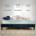 Zinus Cloud Cool King Mattress - 7 Zone Gel Foam