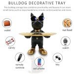 Bulldog Tray Statue and Candy Dish Holder