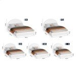 Alfordson Double Bed Frame with Gas Lift Storage