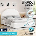 Alfordson Double Bed Frame with Gas Lift Storage