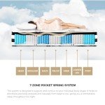 Cool Gel Pocket Spring Single Bed Mattress 34cm