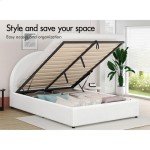 Alfordson Double Bed Frame with Gas Lift Storage