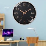 Large Silent Battery Operated Wall Clock - Pink