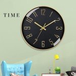 Large Silent Battery Operated Wall Clock - Pink