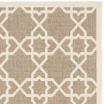 Brown and Beige Safavieh Area Rug 1.5m x 2.1m