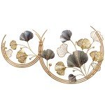 Ginkgo Leaves 3D Metal Wall Art Decor