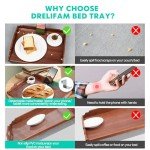 Sapele Wood Lap Desk with Cushion Tray