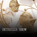 Ginkgo Leaves 3D Metal Wall Art Decor