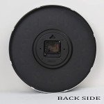 12" Silent Modern Wall Clock - Green & White