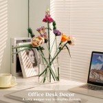 Clear Acrylic Book Vase for Floral Decor