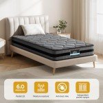 Giselle 22cm Medium Firm Pocket Spring Mattress - King Single