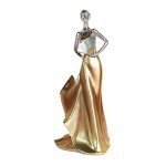 Beauty Lady Wine Bottle Holder - Golden Decor